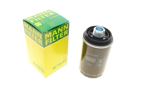 Фільтр оливний на Volkswagen Caravelle Multivan California T5 2.0 TSI 7E CJKA -FILTER MANN W71953