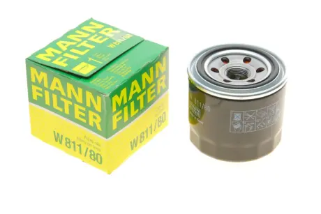 Фільтр оливи -FILTER MANN W 811/80
