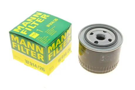 Фільтр масляний Honda Civic/Accord 2.0 TDi 96-02 -FILTER MANN W 914/26