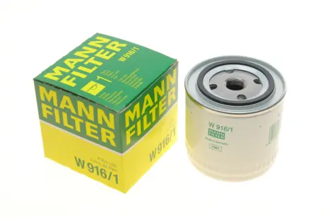 Фільтр масляний Uaz Patriot 2.7i 04-/Ford Transit 1.5-2.9i 55-00 -FILTER MANN W 916/1