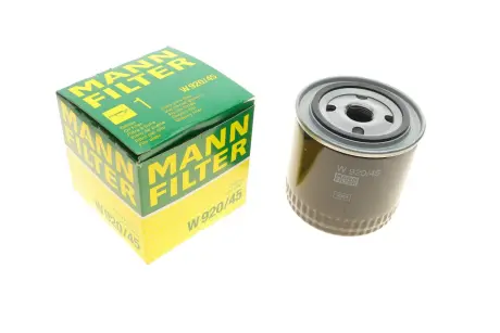 Фільтр оливи -FILTER MANN W 920/45
