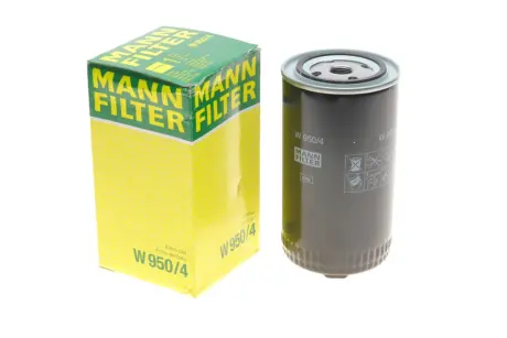 Фільтр масляний VW T4 2.4D/2.5TDI 90-03/Volvo 940/960 2.4TD 90-96 -FILTER MANN W 950/4
