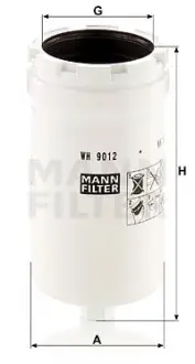 Гідравлічний фільтр WH 9012 MANN WH9012