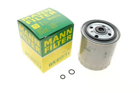 Фільтр паливний MB 124 (S124)/190 (W201)/ C-class (W202) 2.0D-3.4D 83- OM600-606 -FILTER MANN WK 817/3 X