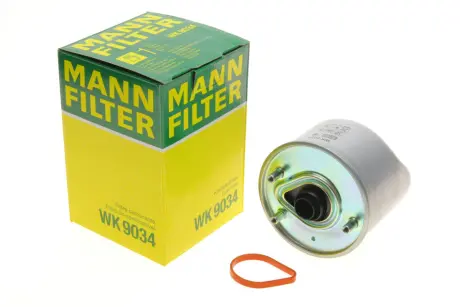 Фільтр паливний Citroen Berlingo/C3/C4/C5/Peugeot 1.6HDi 10-/Fiat Scudo 1.6JTD 07- -FILTER MANN WK 9034