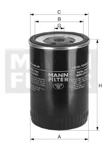 Паливний фільтр WK 929 X MANN WK929