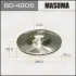 Диск гальмівний передній (кратно 2) Mazda 6 (07-12) (BD-4205) MASUMA BD4205 (фото 1)