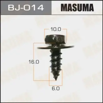 Саморіз 6x16 мм (комплект 10 шт) Toyota (BJ-014) MASUMA BJ014