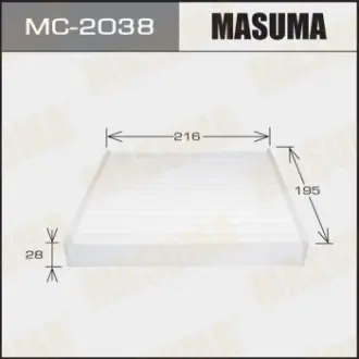 Фільтр салону (MC-2038) MASUMA MC2038