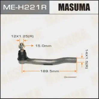 Наконечник кермовий Honda CIVIC 06- MASUMA MEH221R