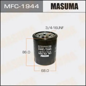 Фільтр масляний Suzuki Grand Vitara (05-16), Kizashi (09-15), Swift (00-10), SX4 (06-), Vitara (15-) (MFC-1944) MASUMA MFC1944