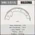 Колодки гальмівні гальма стоянки Nissan Juke (10-), Leaf (10-13), Qashqai (06-13), Tida (07-), X-Trail (07-14) (MK-1515) MASUMA MK1515 (фото 1)