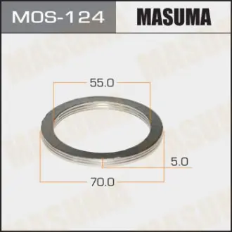 Кільце глушника металеве (55x70x5 mm) (MOS-124) MASUMA MOS124