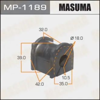Втулка стабілізатора заднього (Кратно 2) Toyota Land Cruiser Prado (09-) (MP-1189) MASUMA MP1189