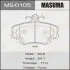 Колодки гальмівні (MS-0105) MASUMA MS0105 (фото 1)