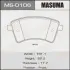 Колодки гальмівні (MS-0106) MASUMA MS0106 (фото 1)