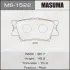 Колодки гальмівні задн Toyota Camry (06-), RAV 4 (05-) (MS-1522) MASUMA MS1522 (фото 1)