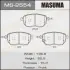 Колодки гальмівні передн Nissan Murano, Qashqai 2.5, 3.5 (07-) (MS-2554) MASUMA MS2554 (фото 1)