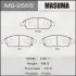 Колодки гальмівні (MS-2555) MASUMA MS2555 (фото 1)