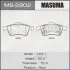 Колодки гальмівні (MS-2902) MASUMA MS2902 (фото 1)