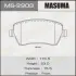 Колодки гальмівні передн Nissan NOTE (06-13), ALMERA (12-19), MICRA (02-15) (MS-2903) MASUMA MS2903 (фото 1)