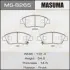 Колодки гальмівні (MS-8265) MASUMA MS8265 (фото 1)