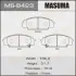 Колодки гальмівні (MS-8423) MASUMA MS8423 (фото 1)