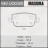 Гальмівні колодки задній AN-4458K, P24075 MASUMA MSU0038 (фото 1)
