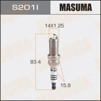 Свічка запалювання іридієва MASUMA S201I