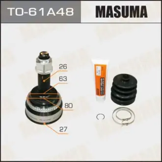 ШРКШ зовнішній Toyota Camry (01-06) (нар:26/вн:27) (TO-61A48) MASUMA TO61A48