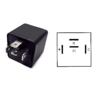 Реле повороту (12В) MERCEDES PONTON (W121) FIAT 125, CINQUECENTO, DUCATO, DUNA, ELBA, FIORINO, FIORINO/MINIVAN, PANDA, PANDA/HATCHBACK, PENNY/KOMBI, TALENTO, UNO LANCIA DELTA I RENAULT 11 06.59- MD7242001 MEAT&DORIA 7242001 (фото 1)