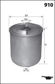 Фільтр оливи (аналог57117E/OZ3D) MECAFILTER EHC8501 - фото 1 Фільтр оливи (аналог57117E/OZ3D) MECAFILTER EHC8501