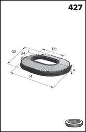 Фільтр повітря MECAFILTER EL9177
