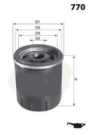 Фільтр оливи MECAFILTER ELH4467
