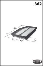 Фільтр повітря MECAFILTER ELP9424