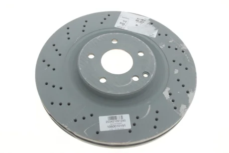Диск гальмівний (передній) MB C-class (W203)/CLK (C209) 01-07 (перфорацією) MERCEDES MERCEDES-BENZ 203421091290