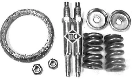 Комплект кріплення вихлопного колектора Partner/Berlingo 1.9D 96> Metalcaucho 02938