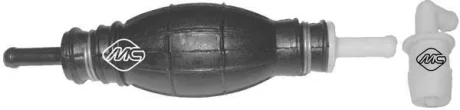 Насос підкачки палива (груша) (угл/прям) 8mm (пластик) Metalcaucho 04036