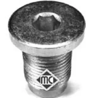 Пробка зливна піддону двигуна Suzuki SX4 1.9 DDIS (06-)/Fiat Doblo 1.9 D, JTD-1.9 MJTD (00-16) Metalcaucho 04062