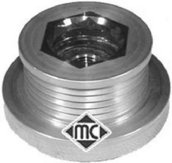 Шків генератора 1.5dCi Kangoo/Clio 01-/Logan 06- Metalcaucho 04728
