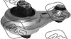 Подушка двигуна задн. Master/Movano 2.3 CDTI/dCi 10- Metalcaucho 06546 (фото 1)