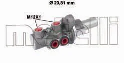 Циліндр гальмівний (головний) Fiat Doblo/Opel Combo 10-23 (d=23.81mm) METELLI Metelli 05-0779