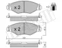 Колодки гальмівні (передні) Peugeot 206 98-/Peugeot 206+ 09-13/Peugeot 306 93-01 Metelli 22-0254-0 (фото 2)