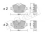 Тормозные колодки (задние) BMW 1 (E81/E82/E87)/3 (E90/E91/E92/E93) 04-13 Metelli 22-0641-0 (фото 10)