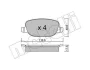 Колодки гальмівні (задні) Alfa Romeo 159/Brera/Spider/Lancia Thesis 02-12 Metelli 22-0704-0 (фото 1)