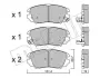 Колодки гальмівні (передні) Opel Insignia A 08-17/Chevrolet Malibu 12-/Bentley Flying Spur 13- Metelli 22-0841-0 (фото 1)