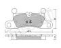 Колодки гальмівні (задні) VW Touareg/Porsche Cayenne 10- Metelli 22-0958-0 (фото 1)
