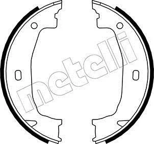 Колодки ручника BMW 1 (E81/E87/F20)/3 (F30/F80/E90/E93/E46) 98- (160x20) METELLI Metelli 53-0018