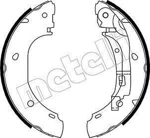 Колодки гальмівні (задні) Citroen Jumper/Fiat Ducato/Peugeot Boxer 94-02 (барабанні) (254x57) METELLI Metelli 53-0082 (фото 1)