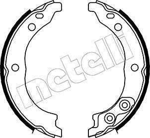 Колодки ручника Citroen Jumper/Fiat Ducato/Peugeot Boxer 94-02 (170x45) METELLI Metelli 53-0089